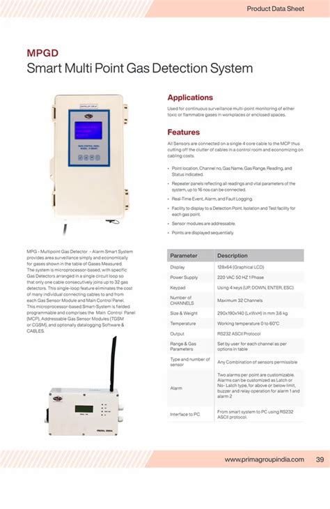 point gas detection systems